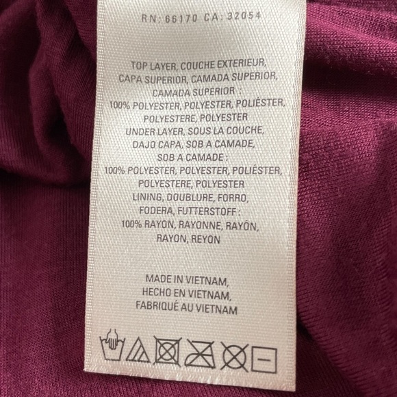 Anthropologie HD In Paris Everly Tulle Midi Skirt Burgundy Dots Women’s Size XS - Picture 5 of 9